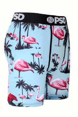 PSD Turquoise/Pink Flamingo Inn Boxer Brief thumbnail 3