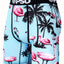 PSD Turquoise/Pink Flamingo Inn Boxer Brief