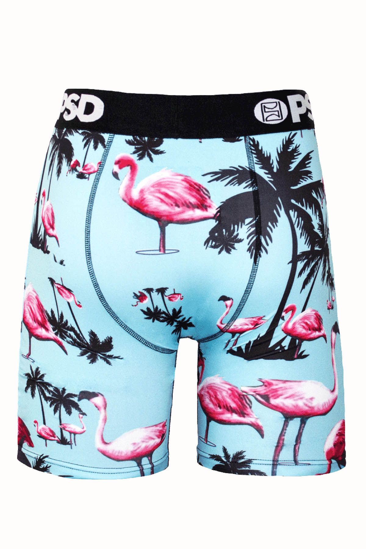PSD Turquoise/Pink Flamingo Inn Boxer Brief
