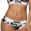 PSD White/Red Rose II Bikini Brief