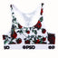 PSD White/Red Rose II Sport Bra