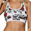 PSD White/Red Rose II Sport Bra