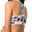PSD White/Red Rose II Sport Bra