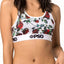 PSD White/Red Rose II Sport Bra