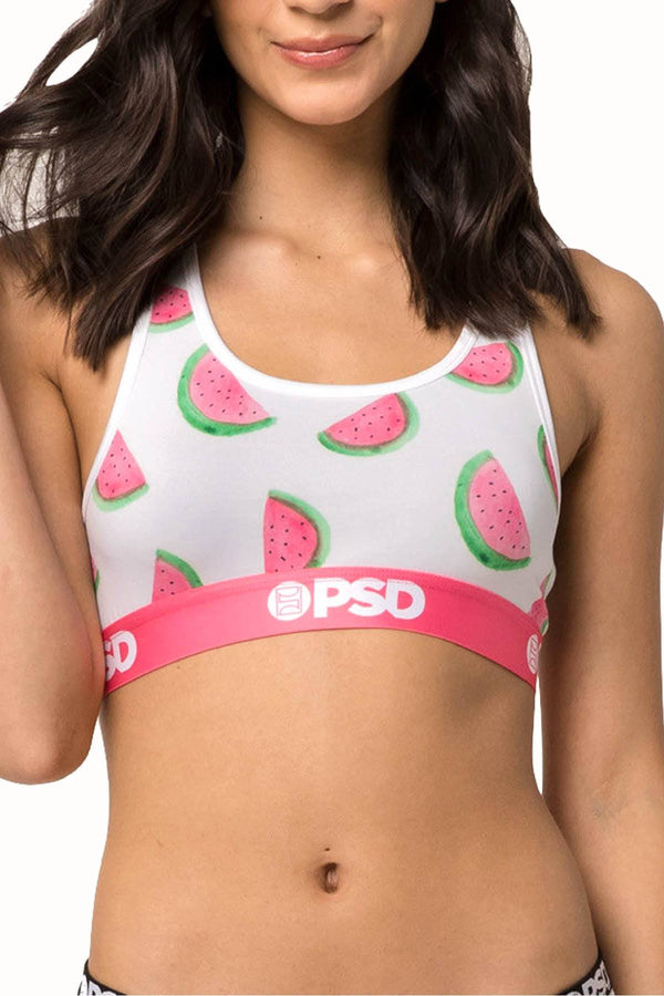 PSD White Watermelon Sports Bra