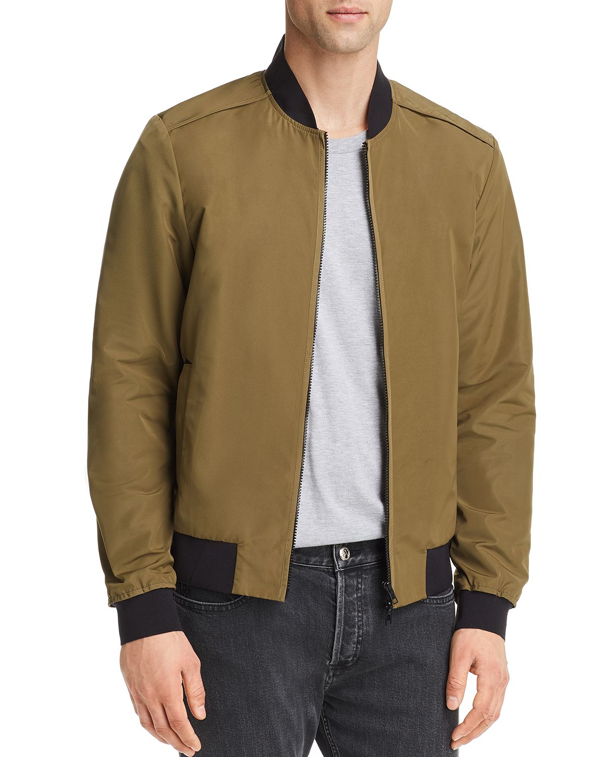 Pacific & Park Bomber Jacket Olive