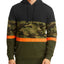 Pacific & Park Camo Color-block Hooded Sweatshirt Camo