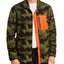 Pacific & Park Camo Sherpa Regular Fit Fleece Jacket Camo/Orange