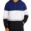 Pacific & Park Color-block Hooded Sweatshirt Navy