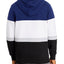 Pacific & Park Color-block Hooded Sweatshirt Navy