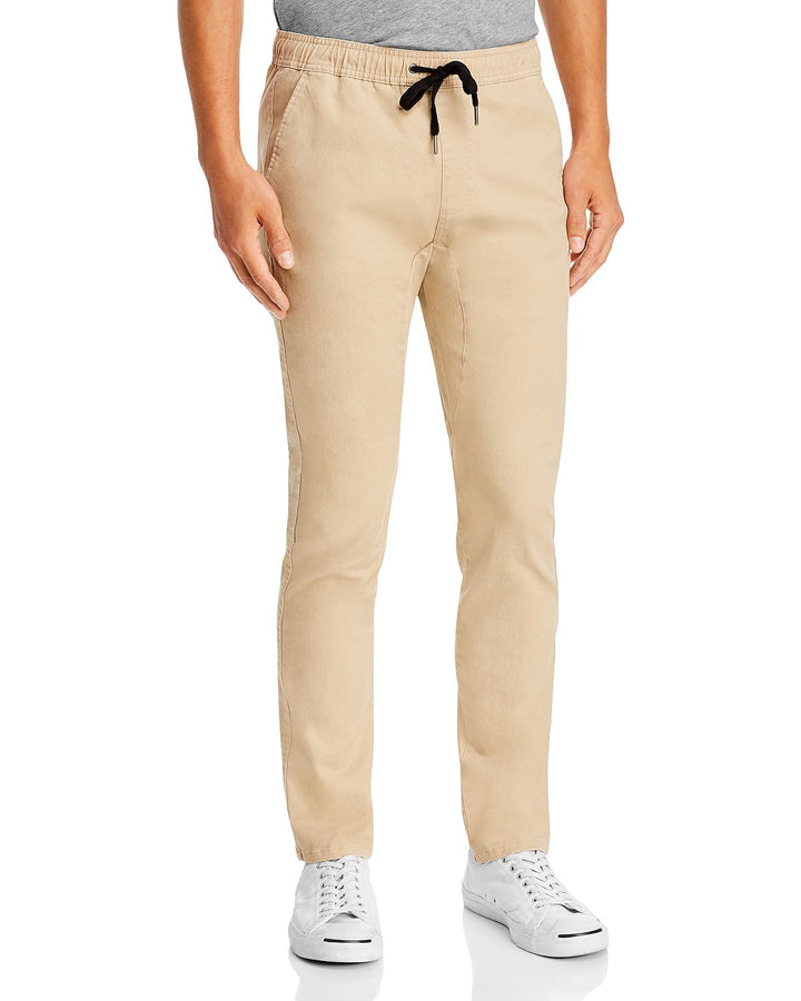 Pacific & Park Core Twill Slim Fit Jogger Pants Khaki