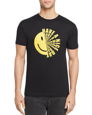 Pacific & Park Narrows Smiley Nice Day Graphic Tee Black