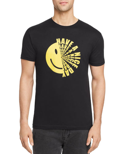 Pacific & Park Narrows Smiley Nice Day Graphic Tee Black