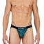 Papi Aqua Glitch Print Jock