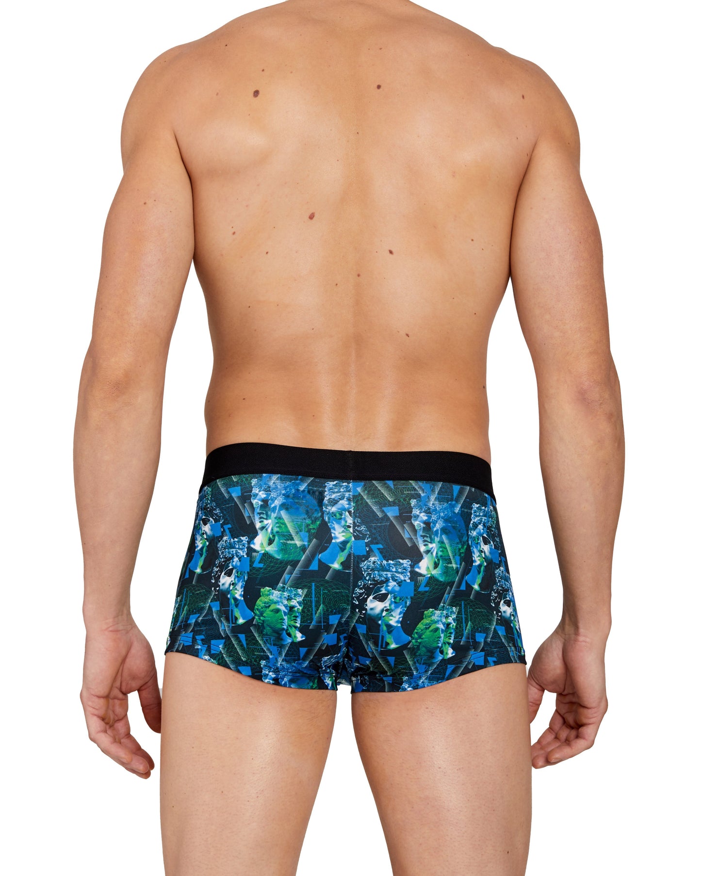 Papi Aqua Statue Print Microfiber Trunk