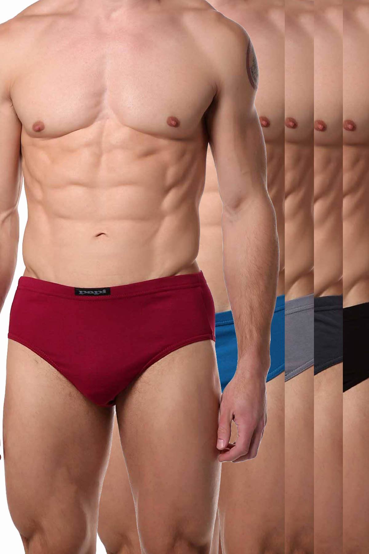 Papi Arizona Premium Cotton Low-Rise Brief 5-Pack