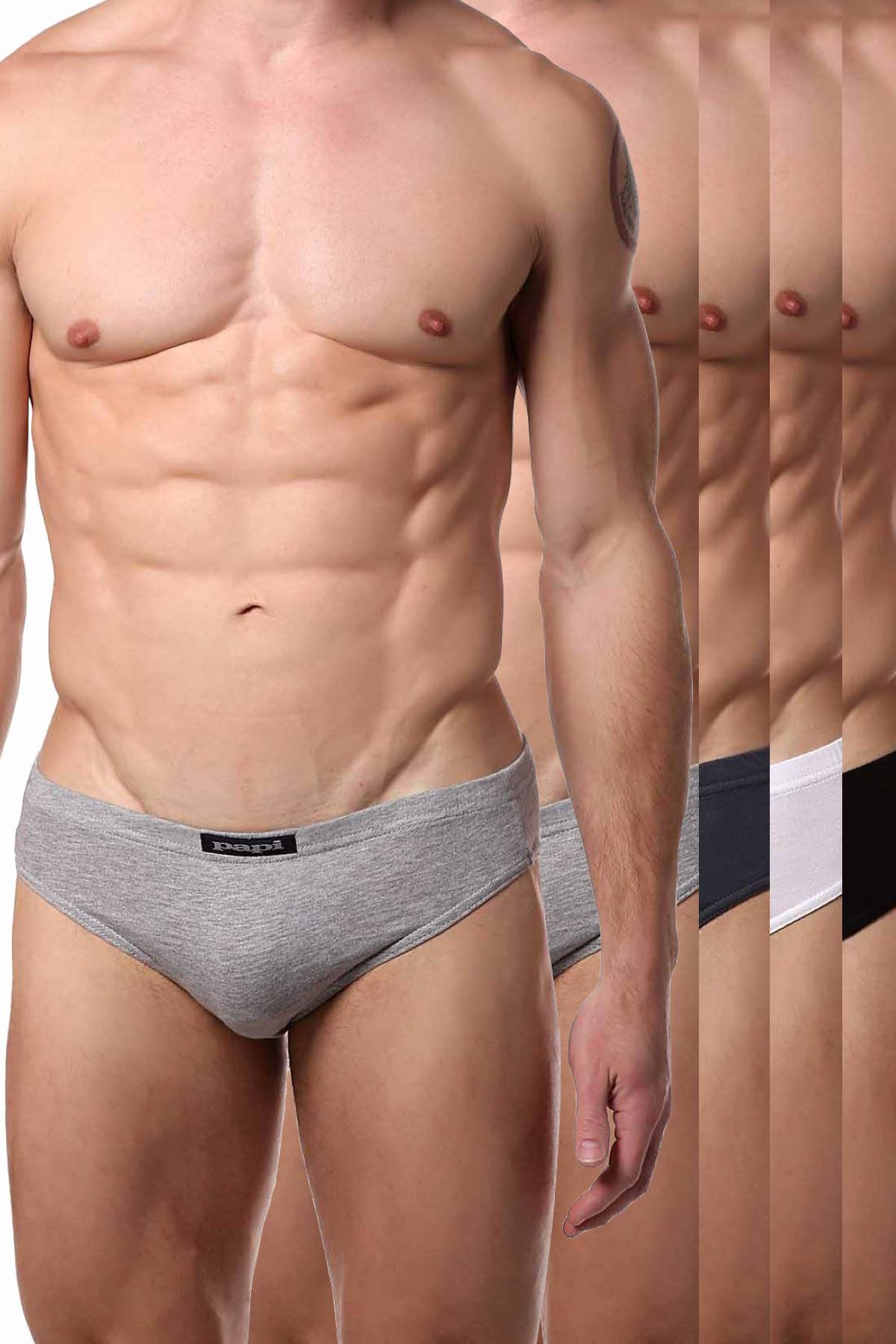 Papi Basics Premium Cotton Low-Rise Brief 5-Pack