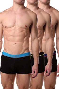 Papi Black/Blue/Multi Brazilian Trunk 3-Pack thumbnail 1