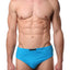 Papi Black/Blue Premium Cotton Low-Rise Brief 5-Pack