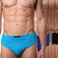 Papi Black/Blue Premium Cotton Low-Rise Brief 5-Pack