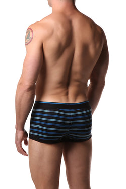 Papi Black/Blue Stripe Stretch Brazilian Trunk 2-Pack thumbnail 3
