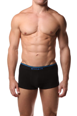 Papi Black/Blue Stripe Stretch Brazilian Trunk 2-Pack thumbnail 4