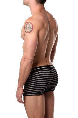 Papi Black/Grey/White Striped/Solid Brazilian Trunk 3-Pack thumbnail 3