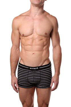 Papi Black/Grey/White Striped/Solid Brazilian Trunk 3-Pack thumbnail 2