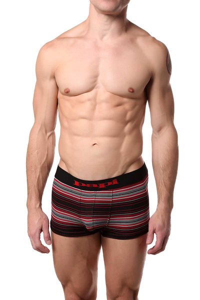 Papi Black/Red/Grey Stripe Brazilian Trunk