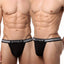 Papi Black Stretch Thong 2-Pack