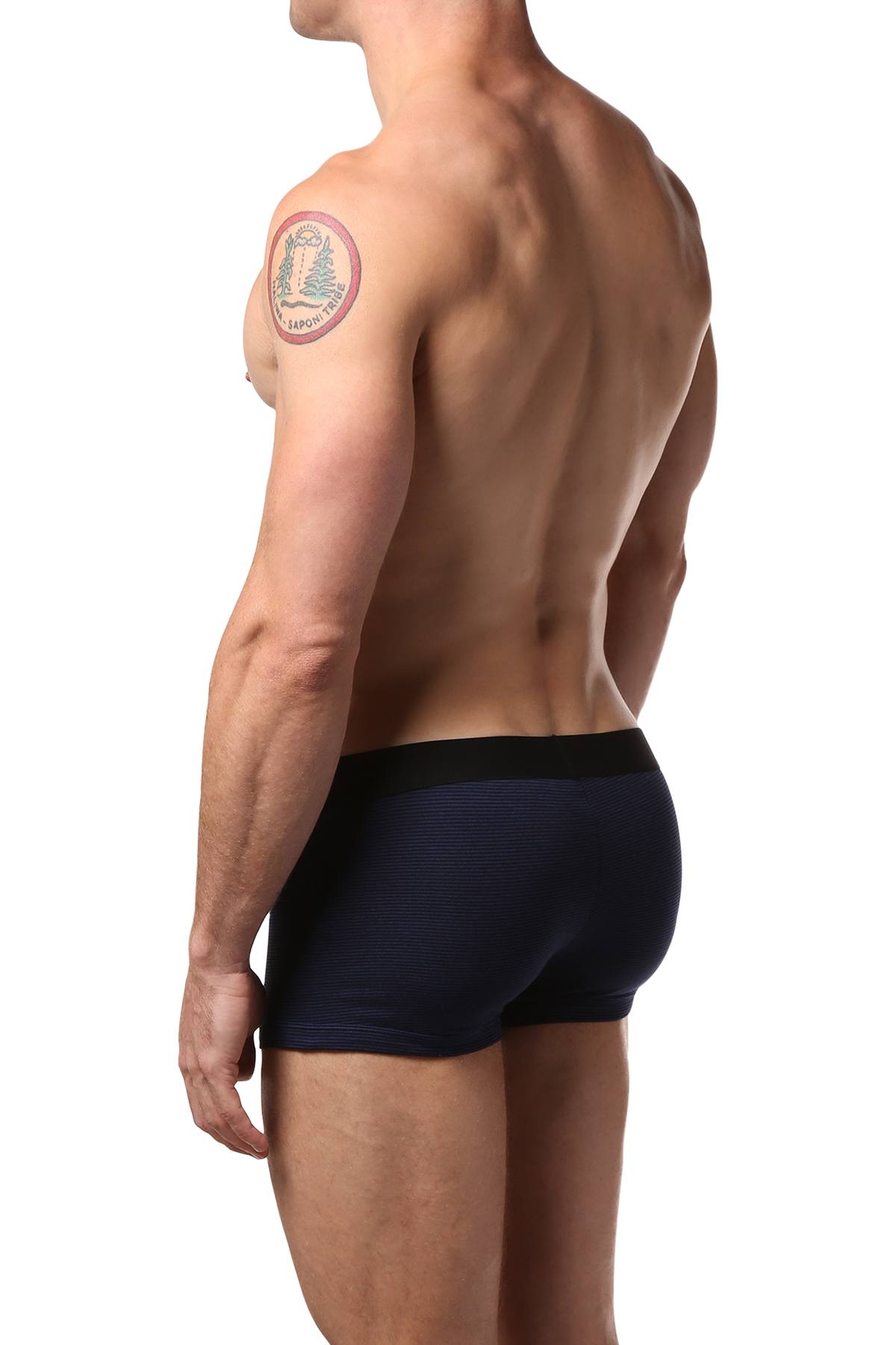 Papi Blue/Black/Stripe Brazilian Trunk 3-Pack
