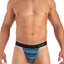 Papi Blue-Jewel World Tribes Thong