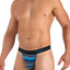 Papi Blue-Jewel World Tribes Thong