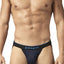 Papi Blue Leopard 2PK Microflex Jockstrap
