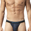 Papi Blue Leopard 2PK Microflex Jockstrap
