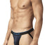 Papi Blue Leopard 2PK Microflex Jockstrap