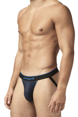 Papi Blue Leopard 2PK Microflex Jockstrap thumbnail 2