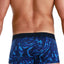 Papi Blue Microflex Peached Single Animal Print Brazilian Trunk