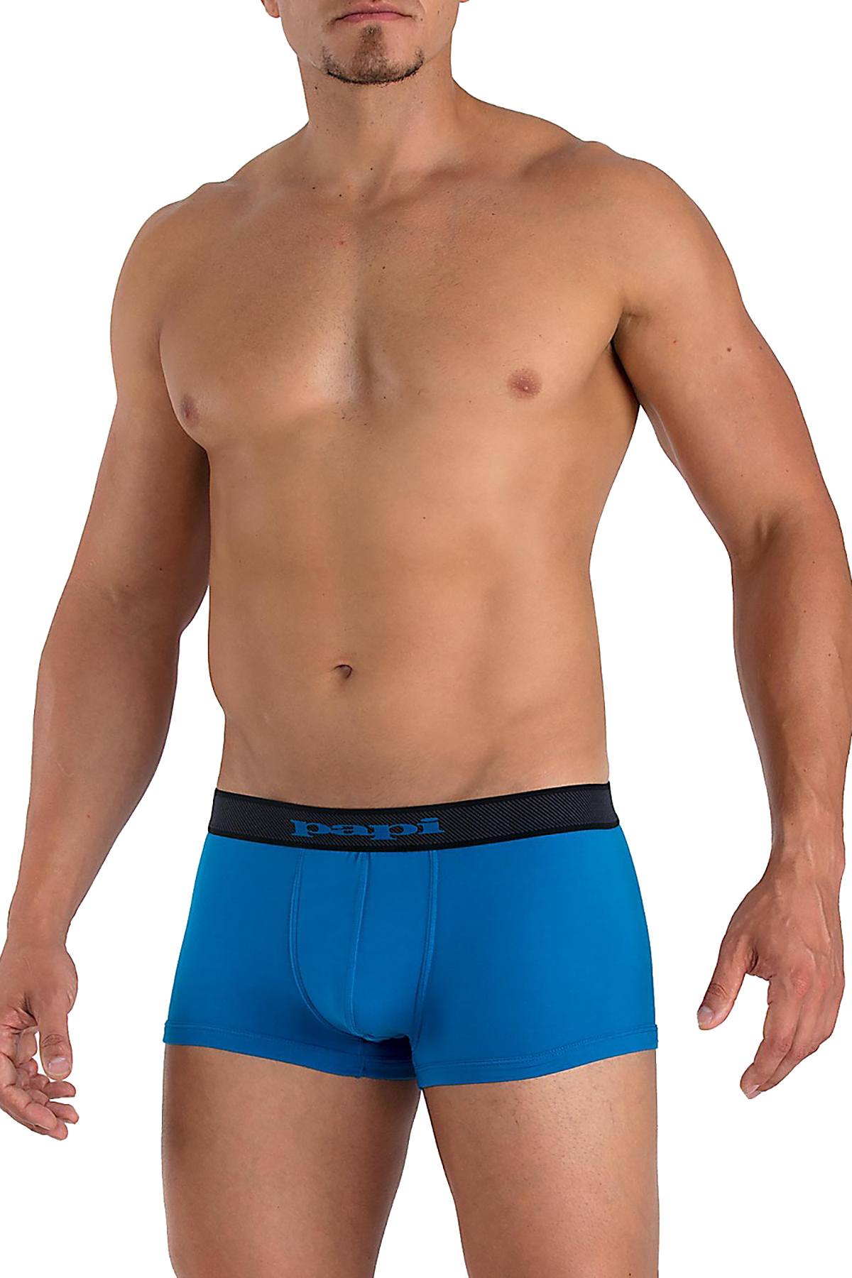 Papi Blue Microflex Peached Single Solid Brazilian Trunk