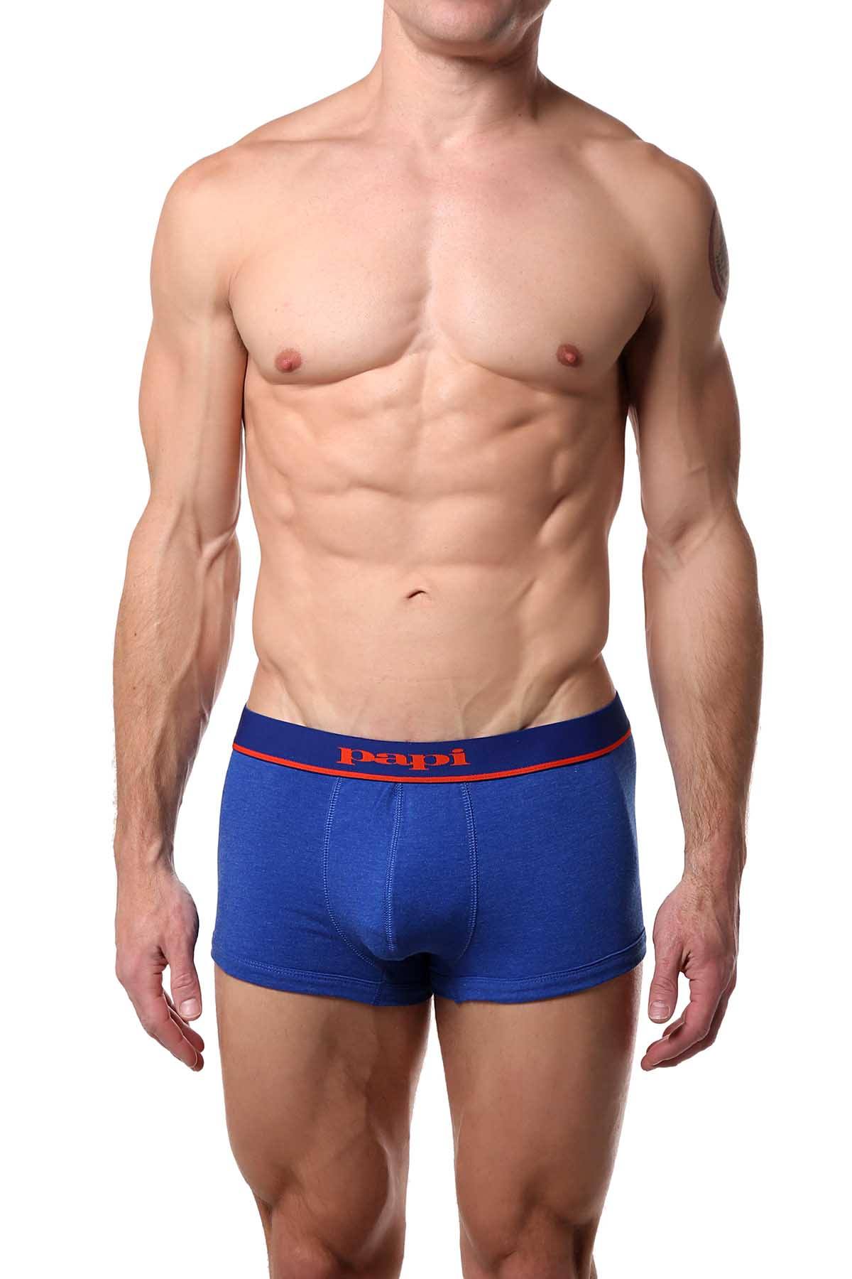 Papi Blue/Navy/Orange Brazilian Trunk 3-Pack