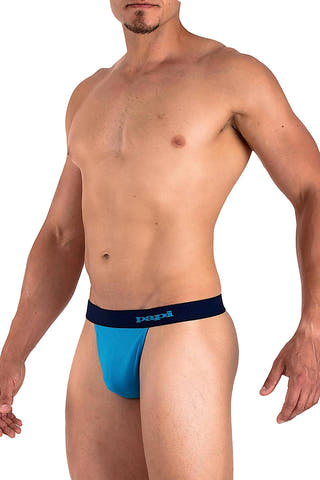 Papi Blue-Rain Player's Club Thong