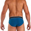 Papi Blue-Rain Textured Sport Injected Slub Jersey Euro Brief