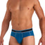 Papi Blue-Rain Textured Sport Injected Slub Jersey Euro Brief