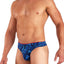 Papi Blue Sci-Fi Skins Peached Jersey Thong