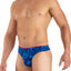 Papi Blue Sci-Fi Skins Peached Jersey Thong