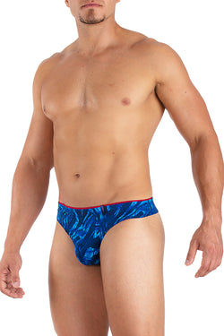 Papi Blue Sci-Fi Skins Peached Jersey Thong thumbnail 2
