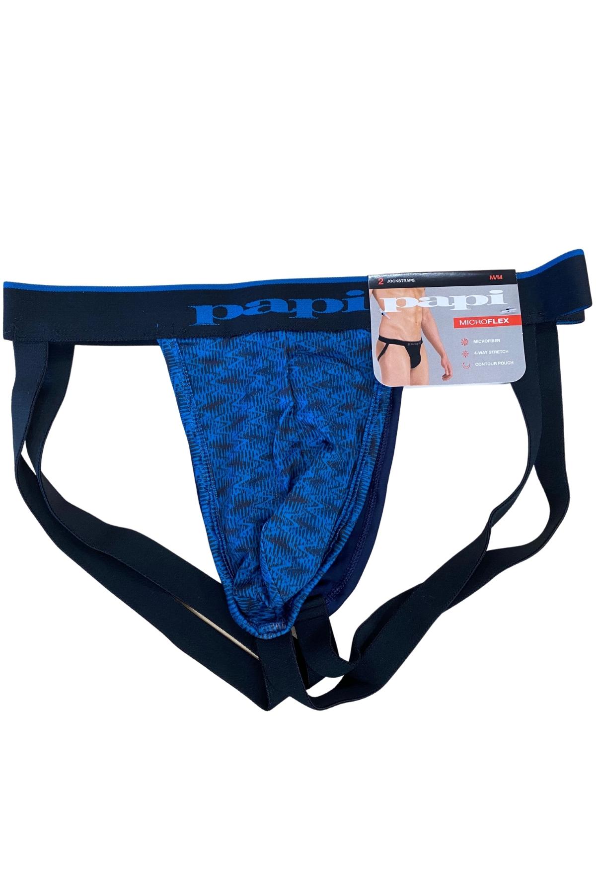 Papi Blue Texture 2PK Jocks