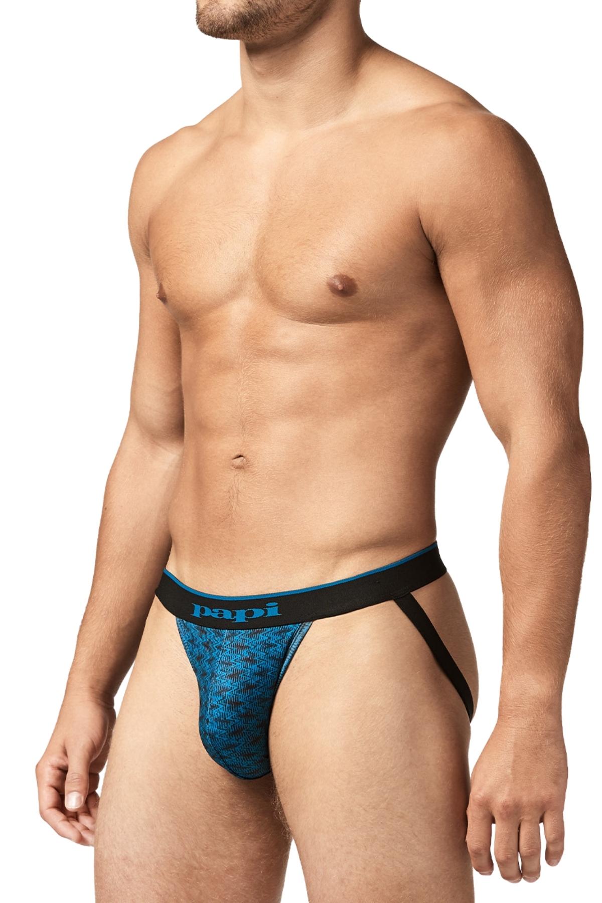 Papi Blue Texture 2PK Jocks