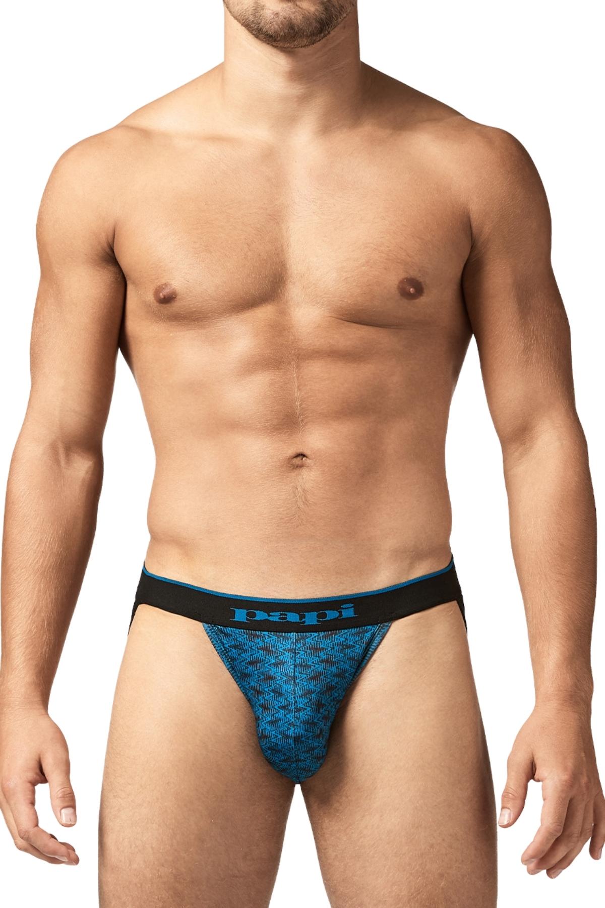 Papi Blue Texture 2PK Jocks