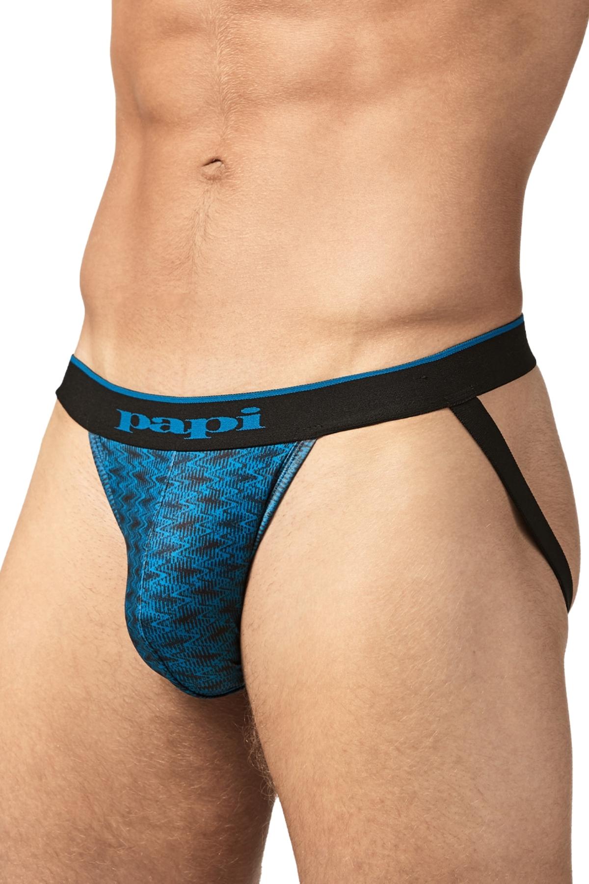 Papi Blue Texture 2PK Jocks